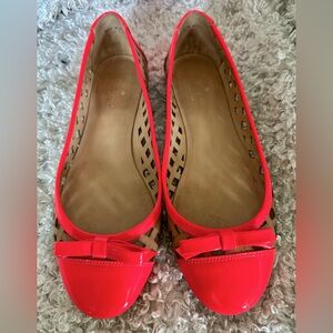Kate Spade Patent Leather/Leather Ballet Flats